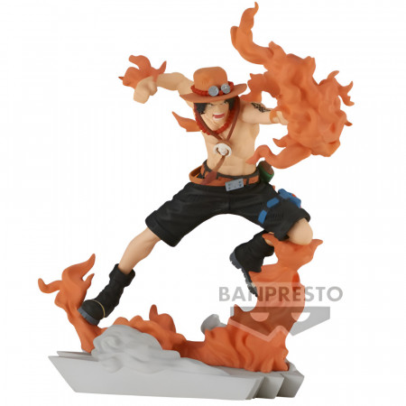 Figurine Portgas D. Ace - Collection Senkozekkei - Diorama avec Yamato