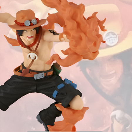 Figurine Portgas D. Ace - Collection Senkozekkei - Diorama avec Yamato