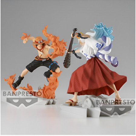Figurine Portgas D. Ace - Collection Senkozekkei - Diorama avec Yamato