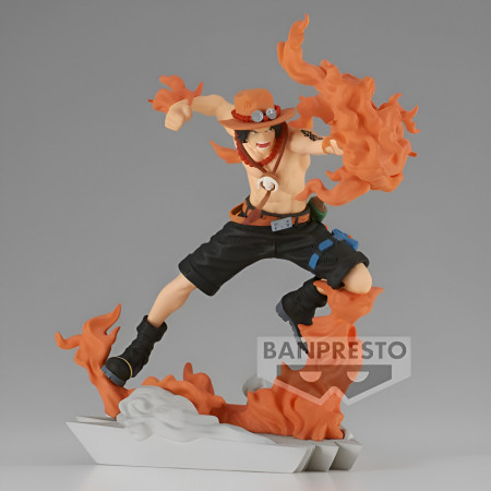 Figurine Portgas D. Ace - Collection Senkozekkei - Diorama avec Yamato