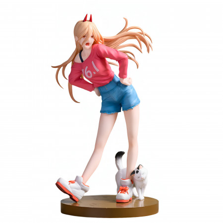 Figurine Power et Nyaako de Chainsaw Man - Luminasta 22cm
