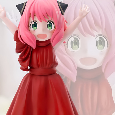 Figurine Anya Forger Spy x Family, inclut un visage alternatif