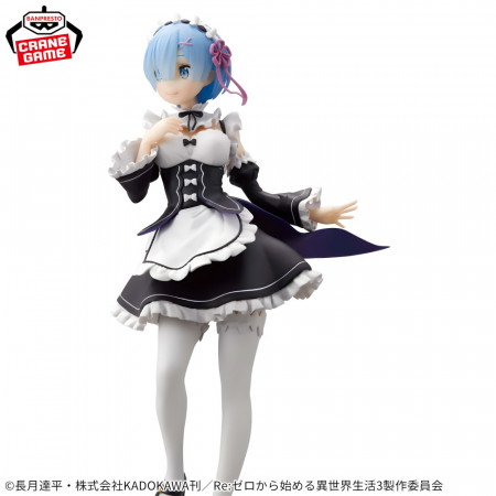 RE:ZERO - STARTING LIFE IN ANOTHER WORLD - GLITTER & GLAMOURS FIGURE - REM MAID Ver.